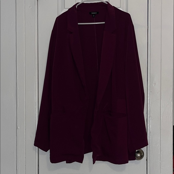 Torrid Rich Burgundy Blazer - Picture 1 of 3